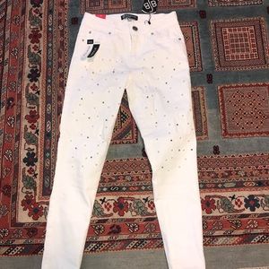 Fashion Nova Pearl White Skinny jeans